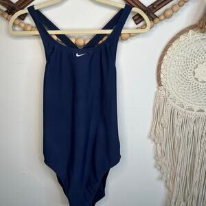 Nike Navy Blue One Piece Swimsuit